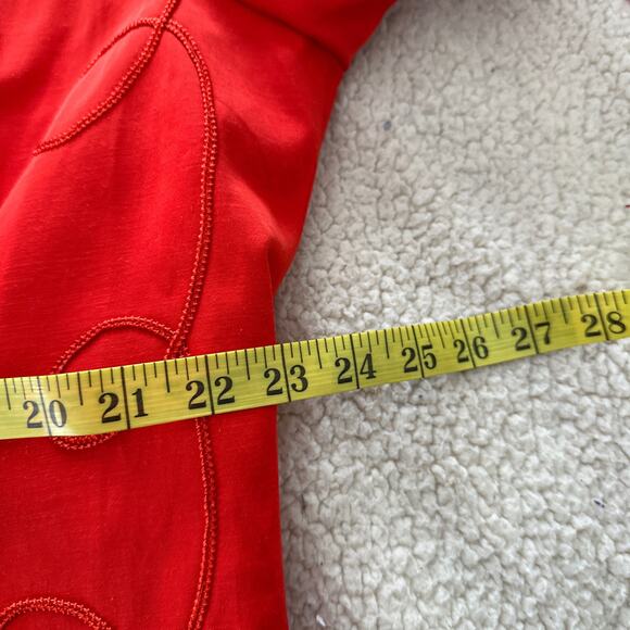 GIOVANNA Jacket Womens  20W Orange Coral Linen Embroidered Special Occasion - Picture 11 of 14